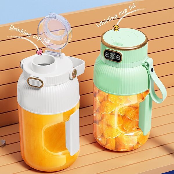 Blender portabil cu afișaj (1200 ml)