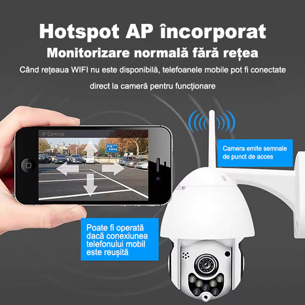 Cameră wireless pentru exterior și interior
