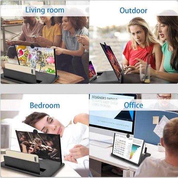 Suport telefon cu amplificator de imagine